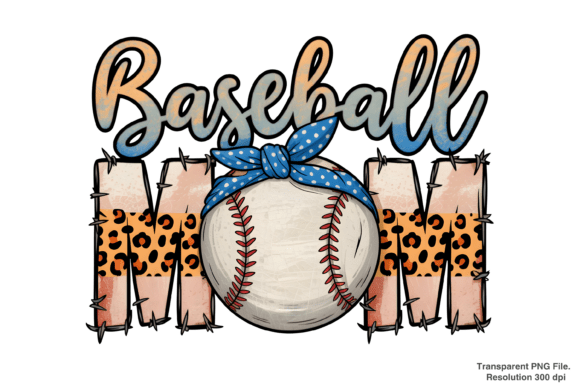 Baseball Mom PNG: Your Go-To for Custom Fan Gear