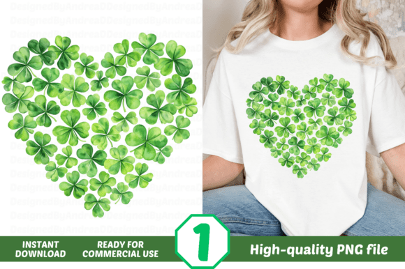 Celebrate St Patrick's Day with Heart and Clover Designs