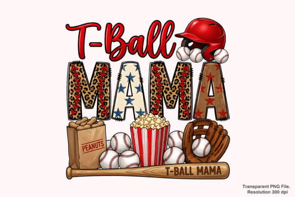 Celebrating the Season: Creative Ways to Use the T-ball Mama Baseball PNG