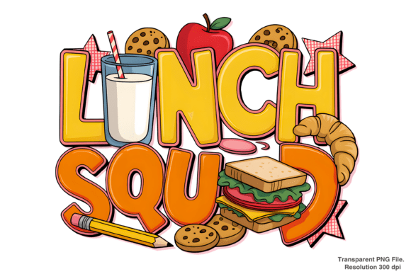 Creating Standout School Spirit Designs with Lunch Squad and Lunch Lady PNGs