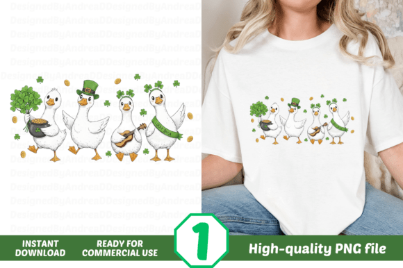 Elevating Seasonal Merchandise: The Strategic Value of Lucky Ducks St Patrick Day Sublimation Designs