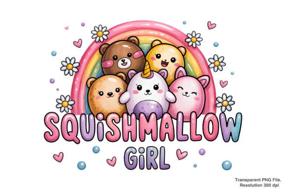 Evaluating the Squishmallow Girl, Birthday Princess PNG for Creative Projects