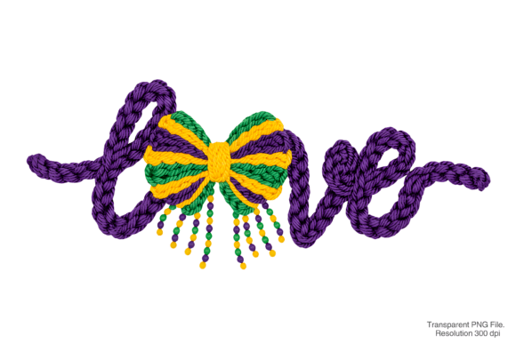 Maximizing Your Mardi Gras Faux Yarn Coquette Bow PNG for Professional Results