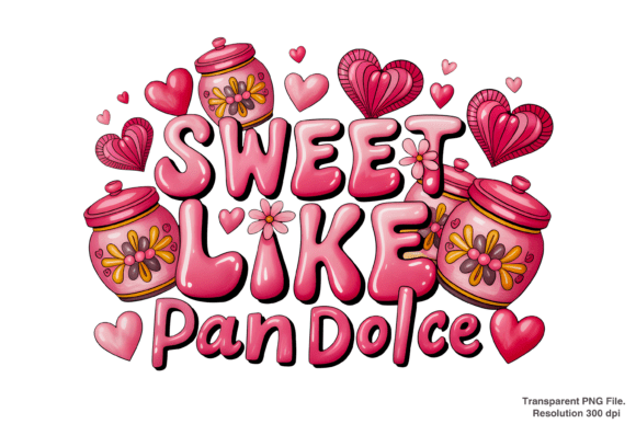 Strategic Branding with the Sweet Like Pan Dulce Valentine PNG for Seasonal Success
