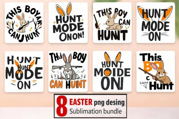 Unlocking Creative Potential with the 8 Easter PNG Sublimation Bundle – This B