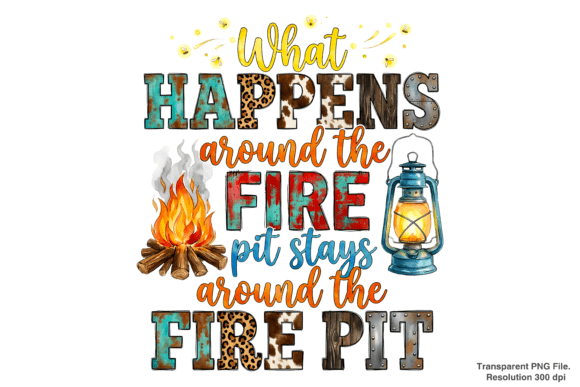 What Happens Around the Fire Pit PNG: Creative Uses
